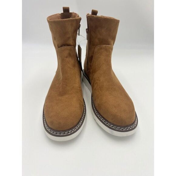 Brand New Universal Thread Faux Suede Chestnut Color Boots Size 10 For‎ Women - Picture 1 of 9